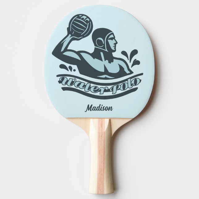 Raquette De Ping Pong Nom personnalisé Water Polo (Devant)