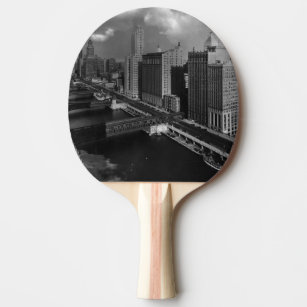 Raquette De Ping Pong Novembre 1939 :  La ville de Chicago
