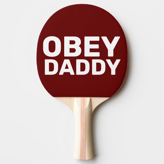 RAQUETTE DE PING PONG OBEY DADDY PING PONG PADD ; ES (Devant)