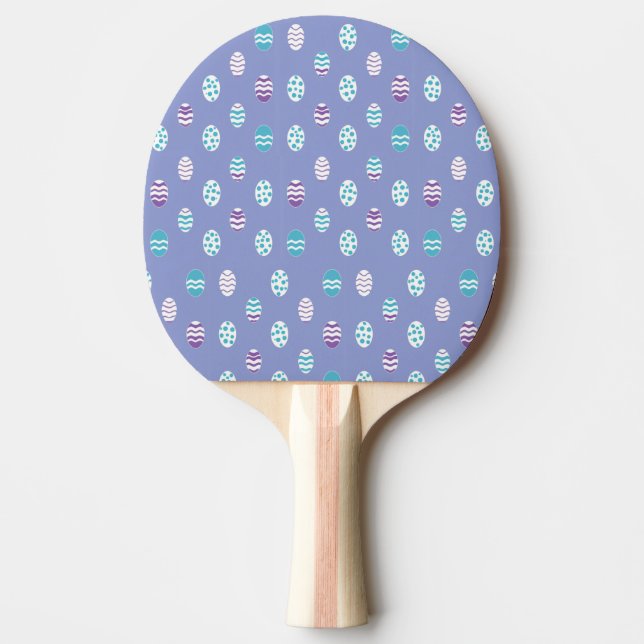 Raquette De Ping Pong OEuf de Pâques/pastel de printemps (Devant)