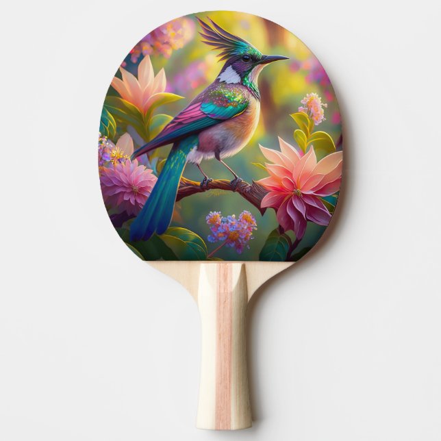 Raquette De Ping Pong Oiseau de Jay Imaginaire vert (Devant)