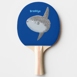 Raquette De Ping Pong Oiseau de mer mola mola mignonne caricature