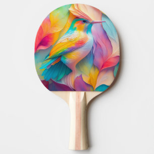 Raquette De Ping Pong Oiseaux Imaginaires Oiseaux de soie