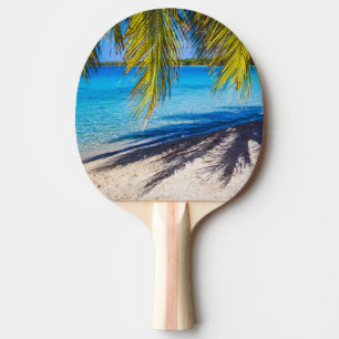 Raquette De Ping Pong Ombres sur la plage