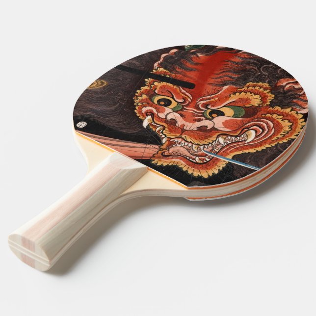Raquette De Ping Pong Oni et Samurai (Devant Angle)