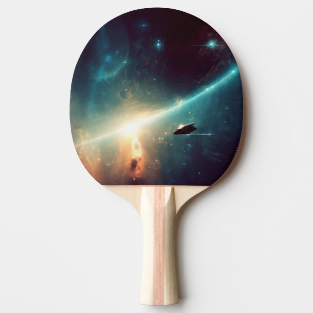 Raquette De Ping Pong Opéra spatial SF (2) (Devant)