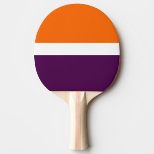 Raquette De Ping Pong Orange blanc violet couleur pâle Conception des bl