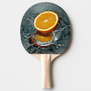 Raquette De Ping Pong orange juteuse positive pour l'humeur vitaminée