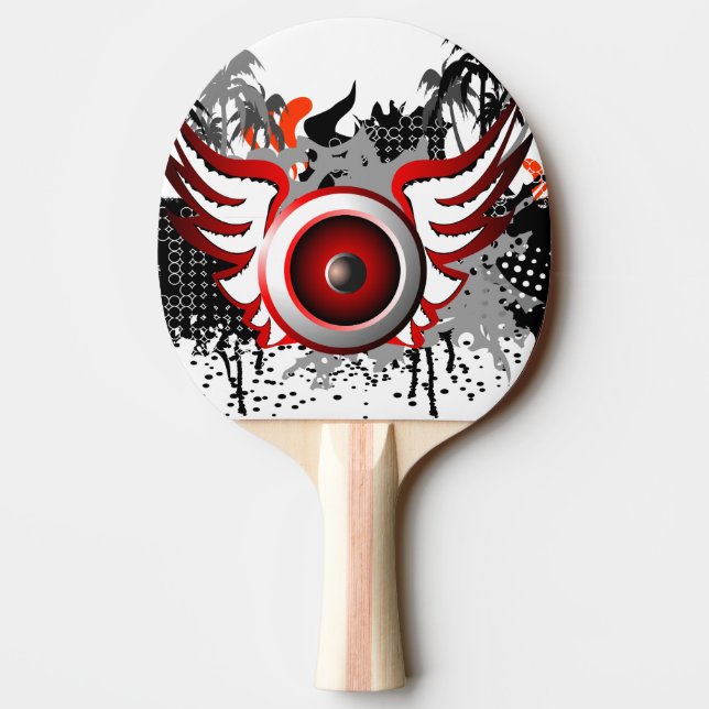 Raquette De Ping Pong Orateur (Dos)