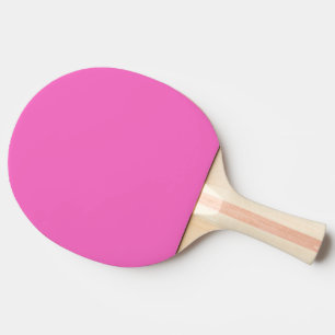 Raquette De Ping Pong Orchidée uni couleur solide rose vif