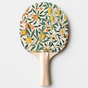 Raquette De Ping Pong Ornement blanc grenade de fruit William Morris