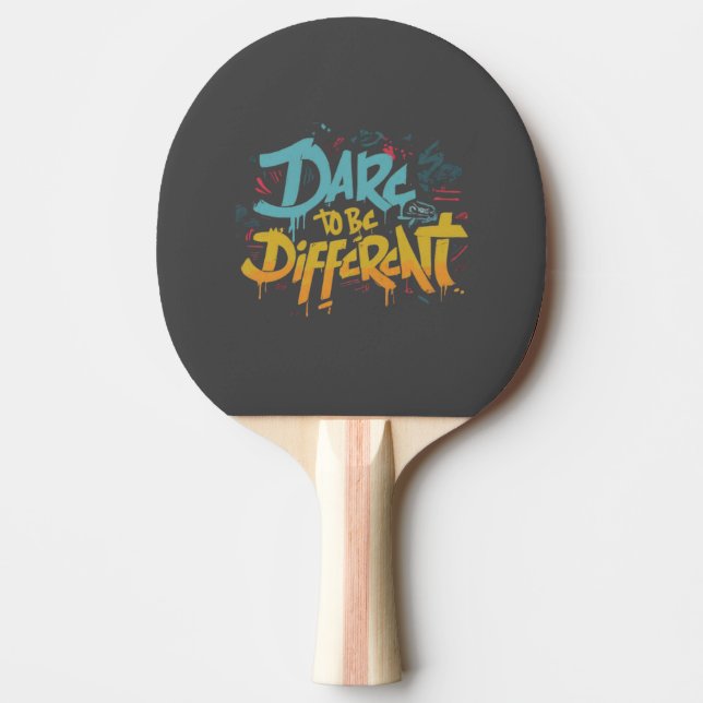 Raquette De Ping Pong Oser être différent (Devant)