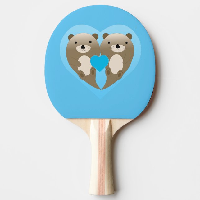Raquette De Ping Pong Otter Love (Devant)