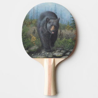 Raquette De Ping Pong Ours noir