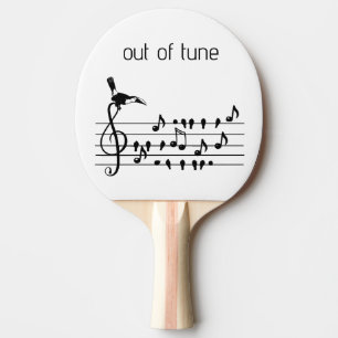 Raquette De Ping Pong Out of Tune, toucan rejoignant les oiseaux chanteu