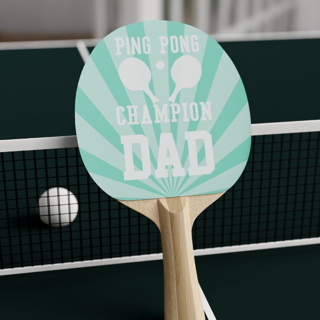Raquette De Ping Pong Paddle Champion de Ping Pong Vert de papa (Créateur téléchargé)