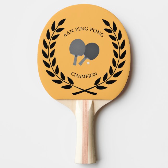 Raquette De Ping Pong Paddle Champion Ping Pong Personnalisé (Devant)