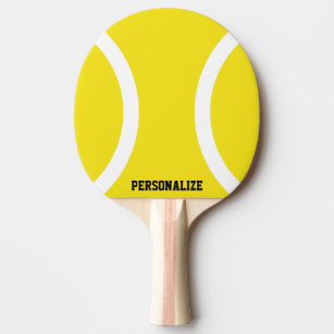 Raquette De Ping Pong Paddle de ping-pong à balles jaunes pour ping-pong