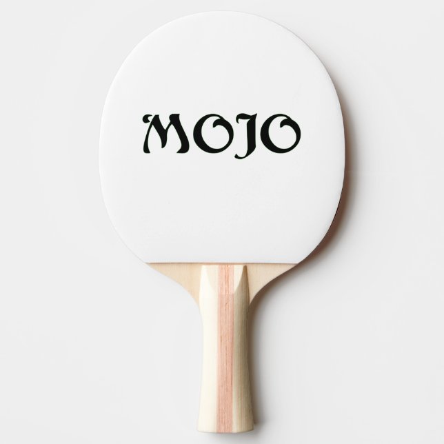 Raquette De Ping Pong Paddle de ping-pong blanc Mojo (Devant)