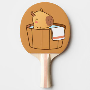 Raquette De Ping Pong Paddle de ping-pong Capybara Drôle animal thème