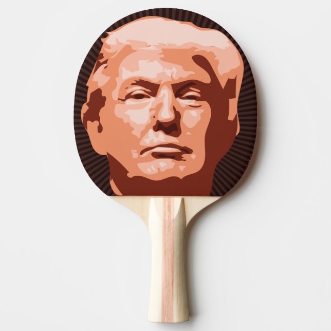 RAQUETTE DE PING PONG PADDLE DE PING PONG DONALD TRUMP (Devant)