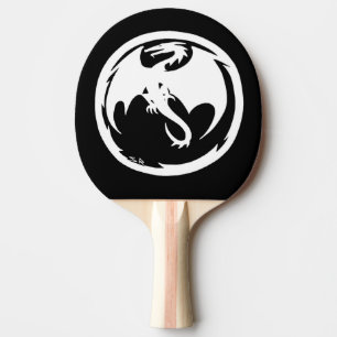 Raquette De Ping Pong Paddle de ping-pong Dragon blanc
