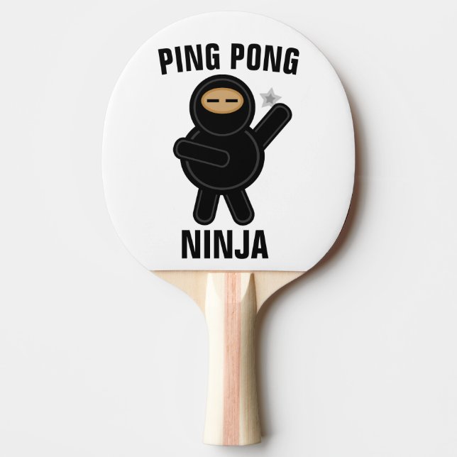 RAQUETTE DE PING PONG PADDLE DE PING PONG NINJA FUNNY (Devant)