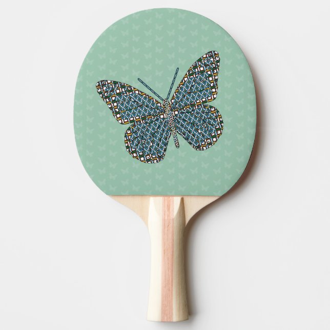 Raquette De Ping Pong Paddle Marocain Monarch Ping Pong (Devant)