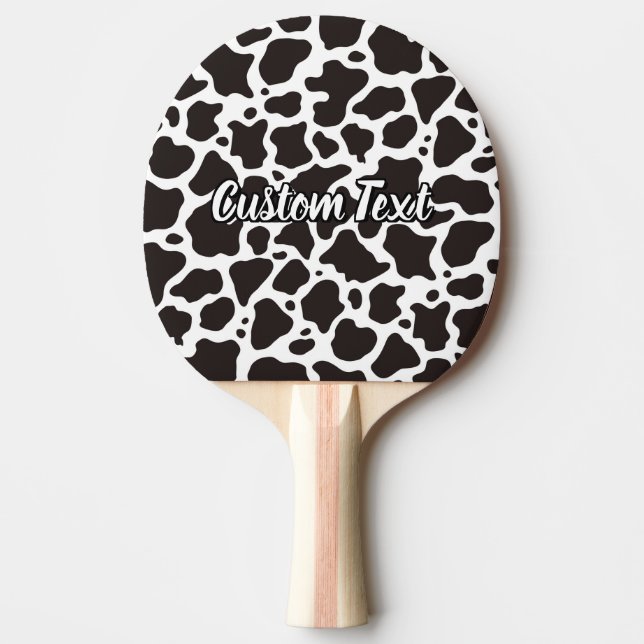 Raquette De Ping Pong Paddle Motif de vache Ping-Pong (Devant)