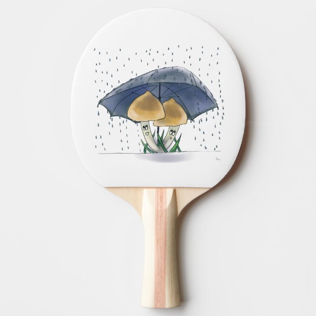 Raquette De Ping Pong Paddle ping-pong aux champignons mignons (Devant)