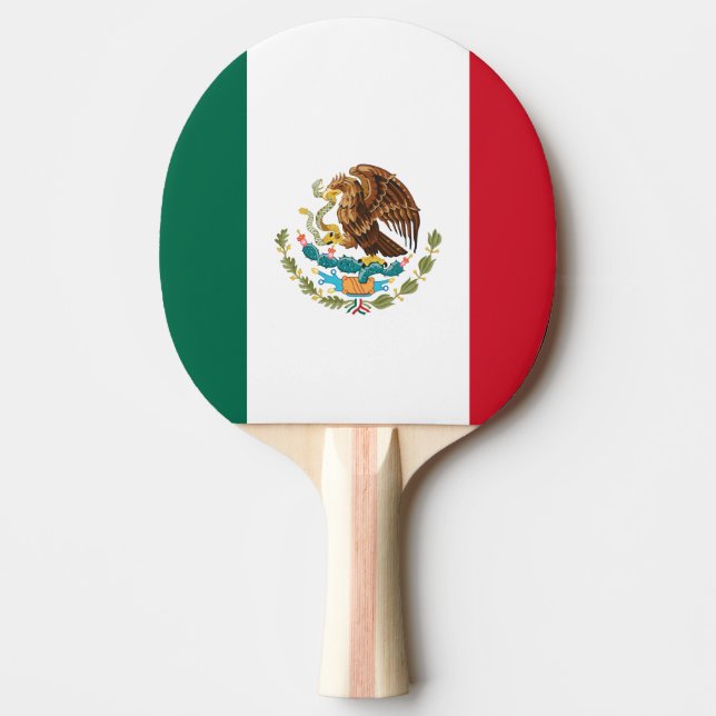 Raquette De Ping Pong Paddle ping pong pour ping-pong, drapeau mexicain (Devant)