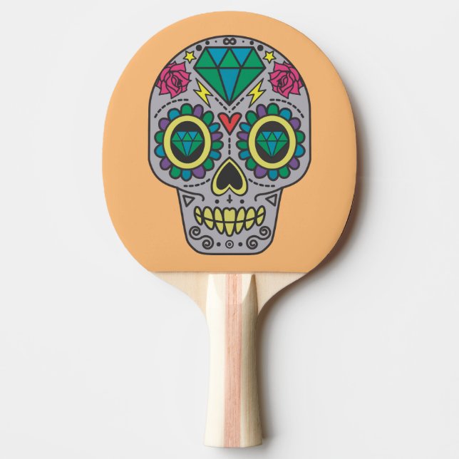 RAQUETTE DE PING PONG PADDLES DE PING PING SKULS SUCRE (Devant)