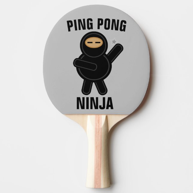 RAQUETTE DE PING PONG PADDLES DE PING PONG NINJA (Devant)