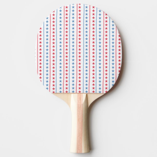 Raquette De Ping Pong Paddles Patriotic Ping Pong (Devant)