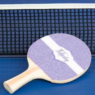 Raquette De Ping Pong Pagaie à bascule de monogramme de Parties scintill