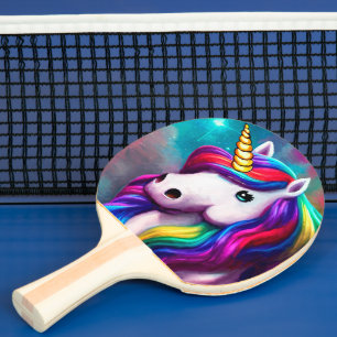 Raquette De Ping Pong Pagaie à bascule double face