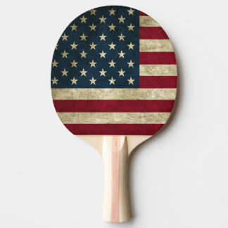 Raquette De Ping Pong Pagaie à bascule du drapeau américain