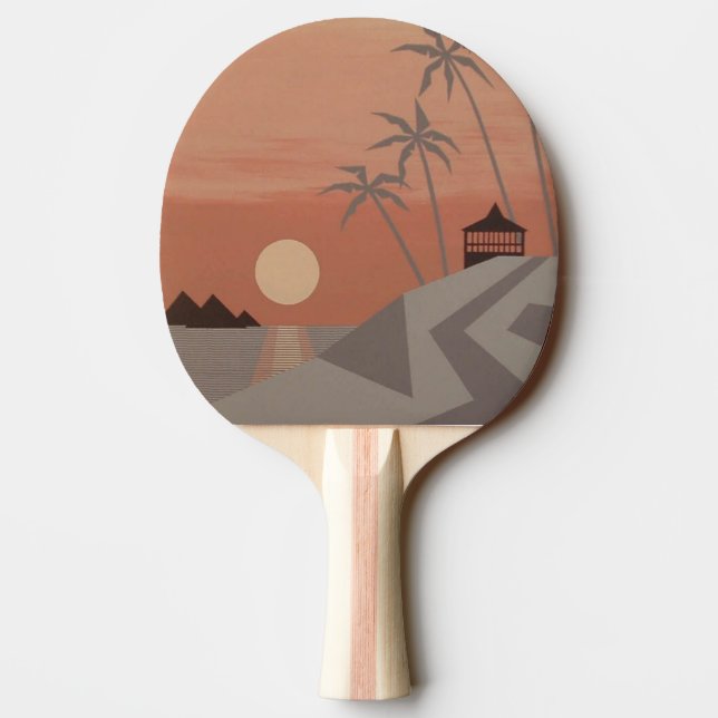 Raquette De Ping Pong Pagaie cool TROPICS Ping-Pong (Dos)
