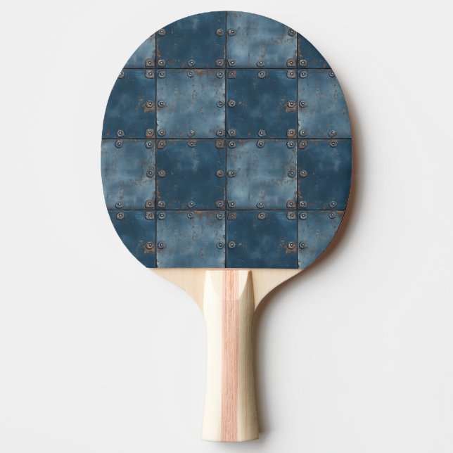 Raquette De Ping Pong Pagaie de fixation de texture métallique (Devant)