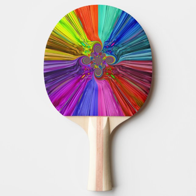 Raquette De Ping Pong Pagaie de pagaie de ping Vortex couleur (Devant)