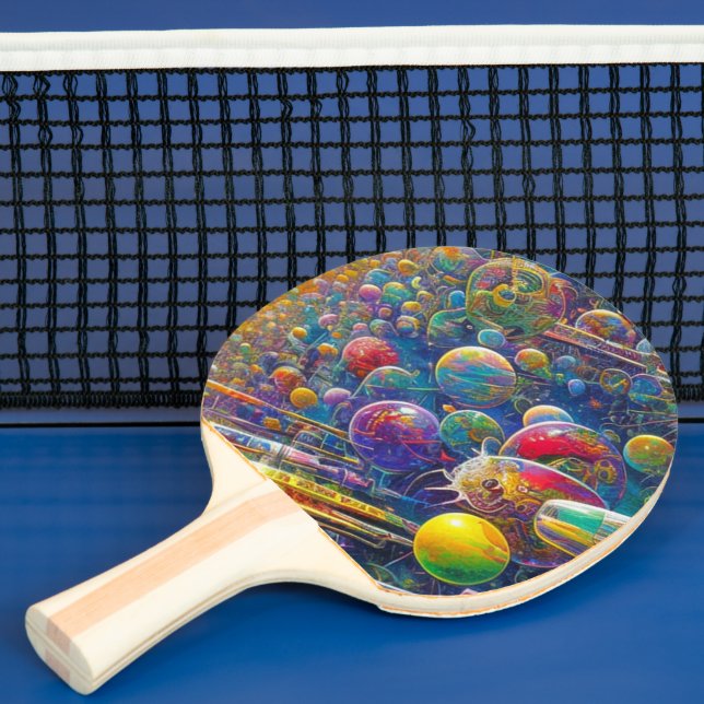 Raquette De Ping Pong Pagaie de ping de course spatiale 2 côtés (Insitu)