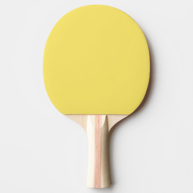 Raquette De Ping Pong Pagaie de ping jaune couleur Crayon (Devant)