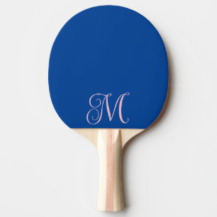 Raquette De Ping Pong Pagaie De Ping Monogramme Personnalisée Avec Initi