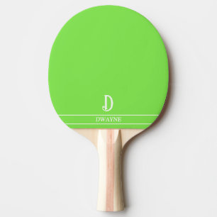 Raquette De Ping Pong Pagaie de ping Monogramme Vert Lime