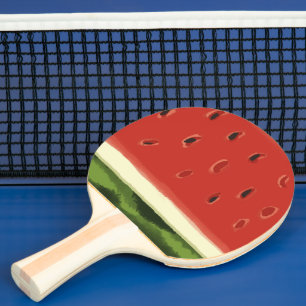 Raquette De Ping Pong Pagaie de Ping Pong de pastèque rouge vif