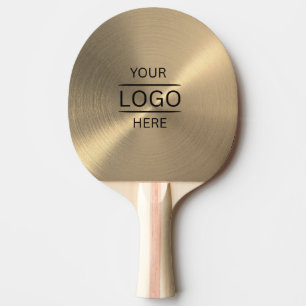 Raquette De Ping Pong Pagaie de ping-pong en métal or de luxe et de prof