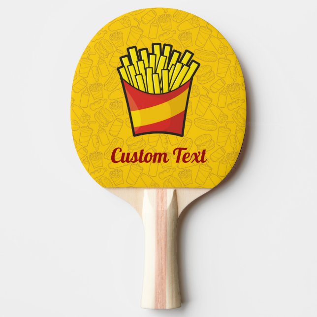Raquette De Ping Pong Pagaie De Ping-Pong Fries (Devant)