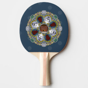Raquette De Ping Pong Pagaie de ping-pong hiver Nouveau