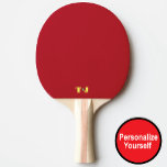 Raquette De Ping Pong Pagaie de ping-pong lumineuse et colorée<br><div class="desc">Pagaie de ping-pong personnalisée, modifier les initiales vous-même lors de la commande.</div>