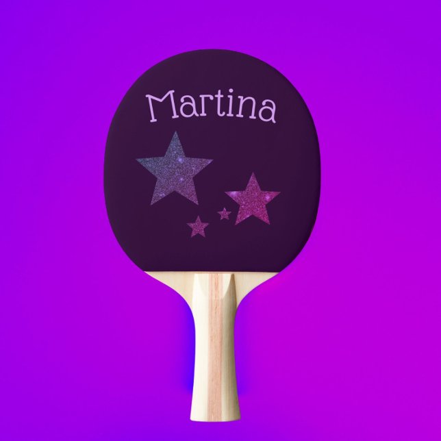 Raquette De Ping Pong Pagaie de ping-pong personnalisée avec étoiles à P (Créateur téléchargé)
